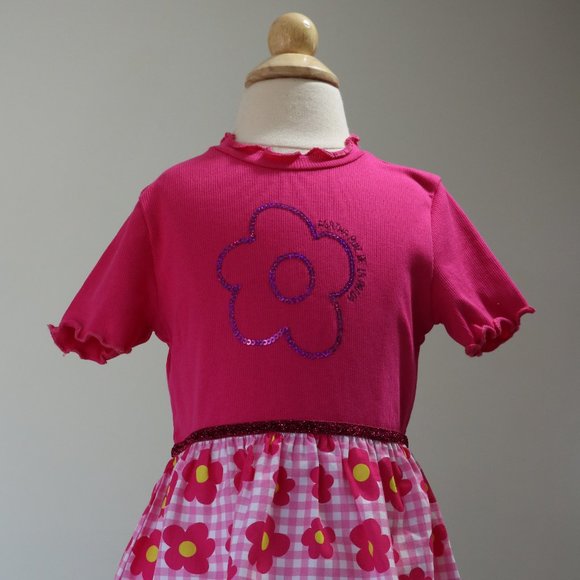 Agatha Ruiz De La Prada pink multi dress NWT